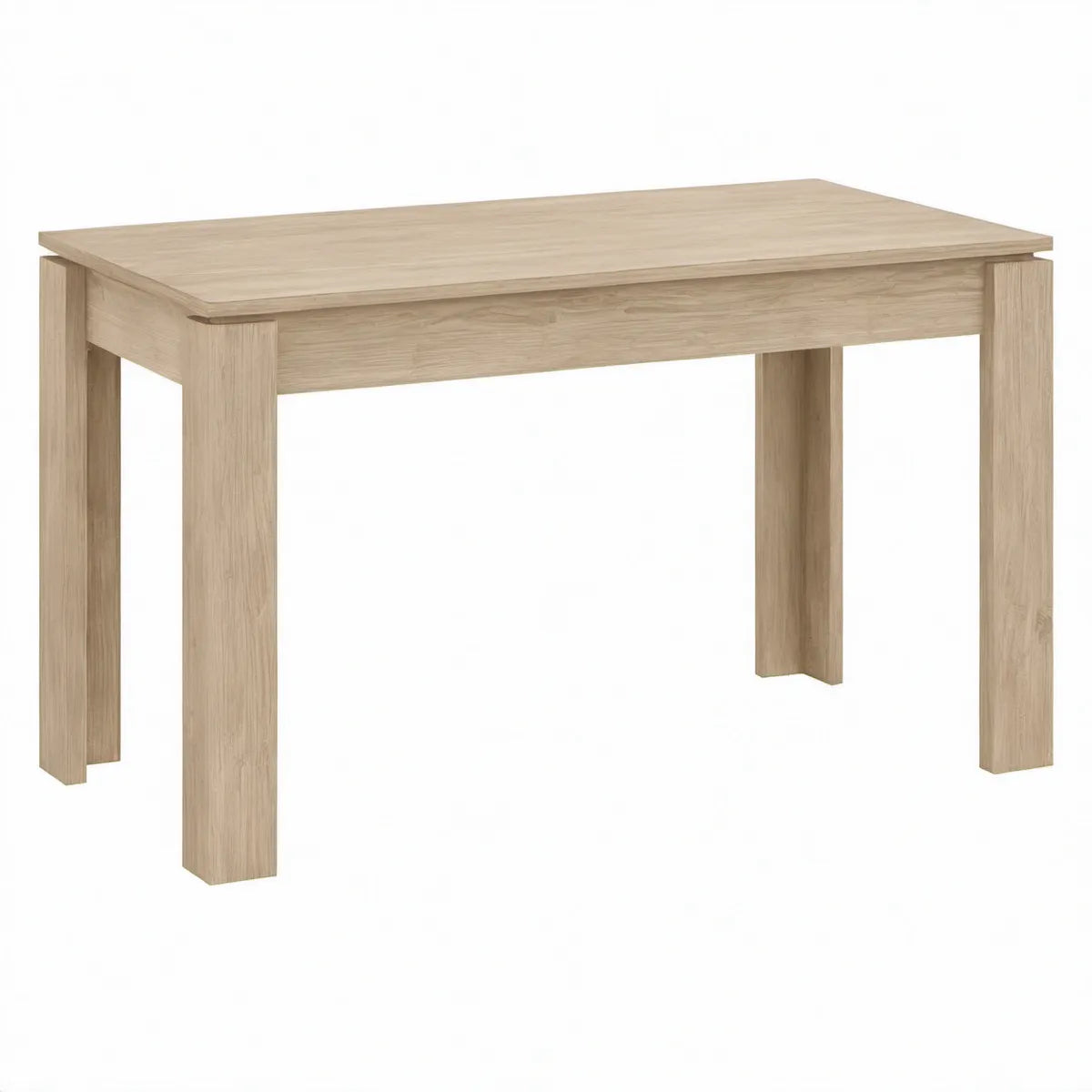 Mesa Retangular em MDF com Acabamento Melamínico Carvalho Claro 120 x 80 x 75 cm